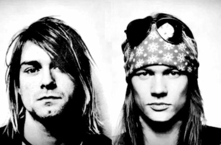 [Articulo] Axl Rose y el grunge "No sé por qué me odiaban tanto". Axl-kurt-768x506